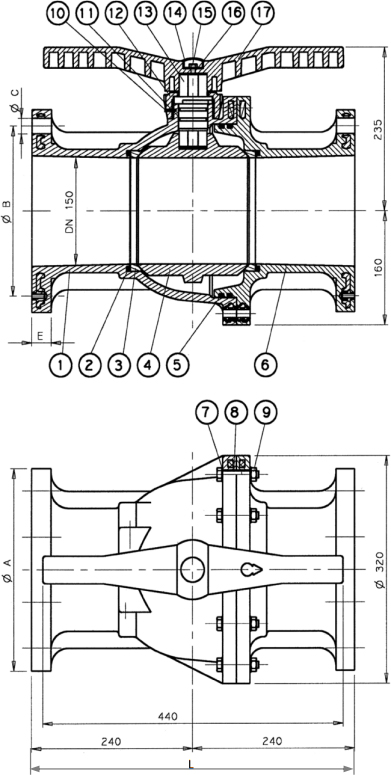 2 WAY – BALL VALVE – FLANGED 3