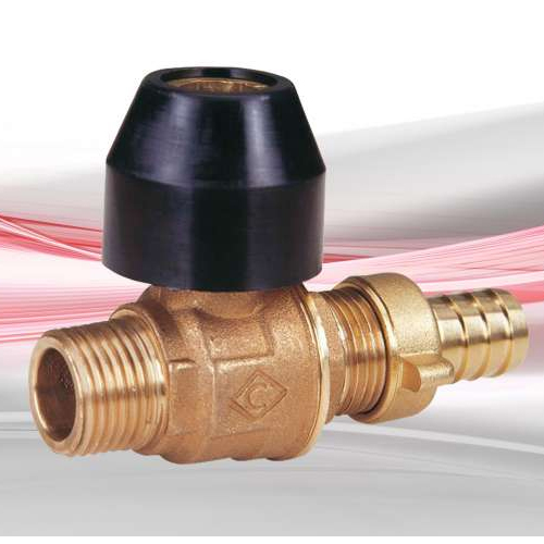 Draw-Off Ball Valve with Lockshield - Bronze