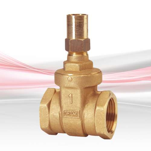 Gate Valve with Lockshield - DZR Brass